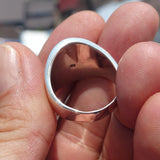 Sierra Leone Flag Ring, Sterling Silver Ring, Pinky Ring, Flag of Sierra Leone, Sport Event Outfit, Fan Apparel, Mens Silver Ring, Gift for Fans, Sierra Leone Flag
