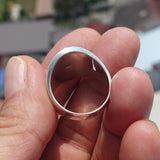 Indonesian Flag Ring, Sterling Silver Ring, Pinky Ring, Flag of Indonesia, Sport Event Outfit, Fan Apparel, Mens Silver Ring, Gift for Fans, Indonesia Flag