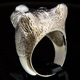 Excellent crafted Animal Ring Female Lion Lioness Sterling Silver 925 - BikeRing4u