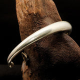 Excellent handcrafted slim minimalistic Sterling Silver Bracelet / Bangle - BikeRing4u