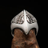 Excellent crafted Men's Firebird Ring ancient Phoenix Sterling Silver 925 - BikeRing4u