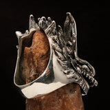 Excellent crafted Men's Animal Ring Male Dragon Sterling Silver 925 - BikeRing4u
