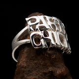 Excellent Crafted Sterling Silver Party Chick Ring - BikeRing4u