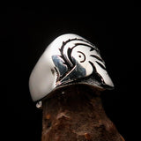 Excellent crafted Men's Sterling Silver Roman Centurion Ring - BikeRing4u