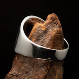 Excellent crafted ancient Men's Garuda Ring Black - Sterling Silver - BikeRing4u