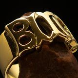 Excellent crafted One Word Bitch Ring - Solid Brass - BikeRing4u