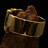 Excellent crafted One Word Girl Ring - Solid Brass - BikeRing4u