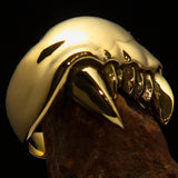 Excellent crafted Men's Zombie Denture Ring - Solid Brass - BikeRing4u