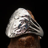 Men's Sterling Silver ancient Greek Tetradrachm Ring Alexander the Great - BikeRing4u