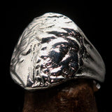 Men's Sterling Silver ancient Greek Tetradrachm Ring Alexander the Great - BikeRing4u