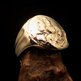 Men's ancient Greek Tetradrachm Horseman Ring Alexander the Great - Brass - BikeRing4u