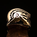 Excellent crafted Men's Roman Centurion Ring - Solid Brass - BikeRing4u