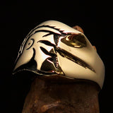 Excellent crafted Men's Roman Centurion Ring - Solid Brass - BikeRing4u